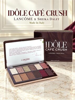 LANCÔME x Sheika Daley  Idole Cafe Crush 12 Eyeshadow Palette Matte Glittery